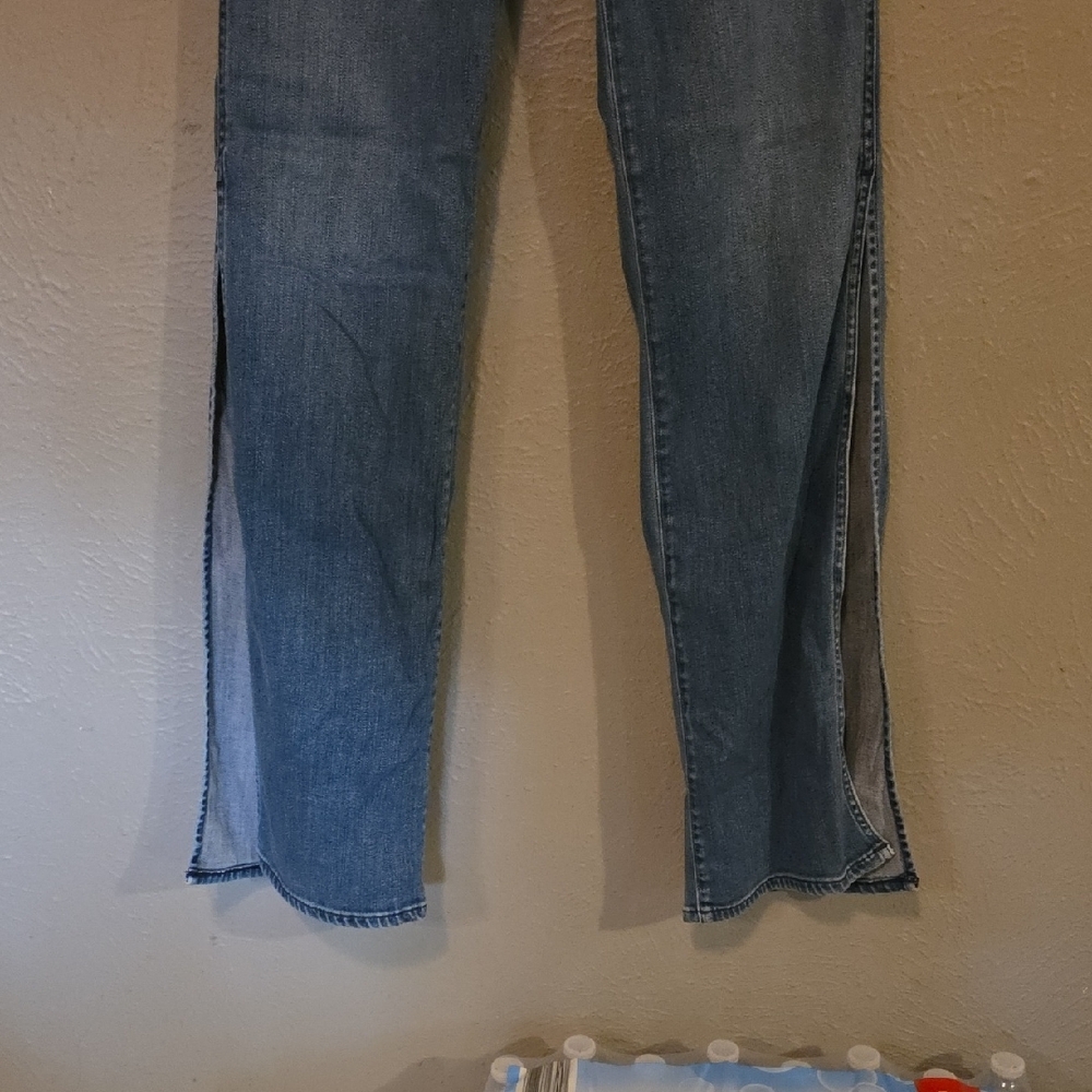 3x1 Women's Classic Indigo  High Rise Straight Leg Jeans - Picture 8 of 8